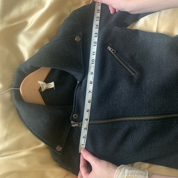 Free people RARE grey zip up jacket - Picture 14 of 16